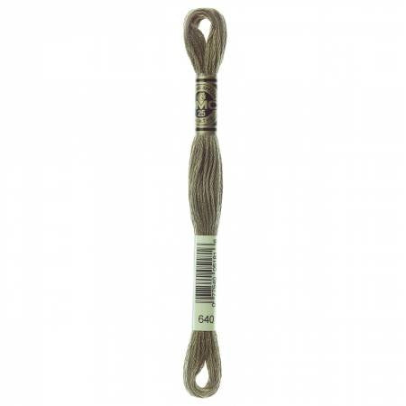 Fil à broder - pave gris - 640