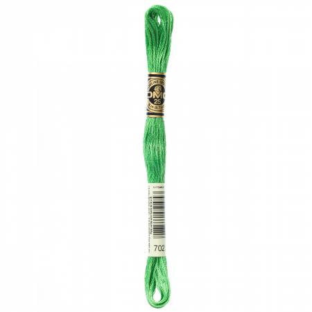 Embroidery floss - kelly green - 702