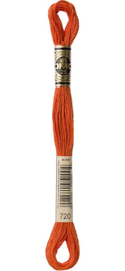 Fil à broder - rouille - 720