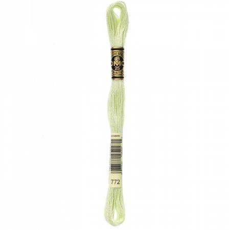 Fil à broder - vert céleri - 772