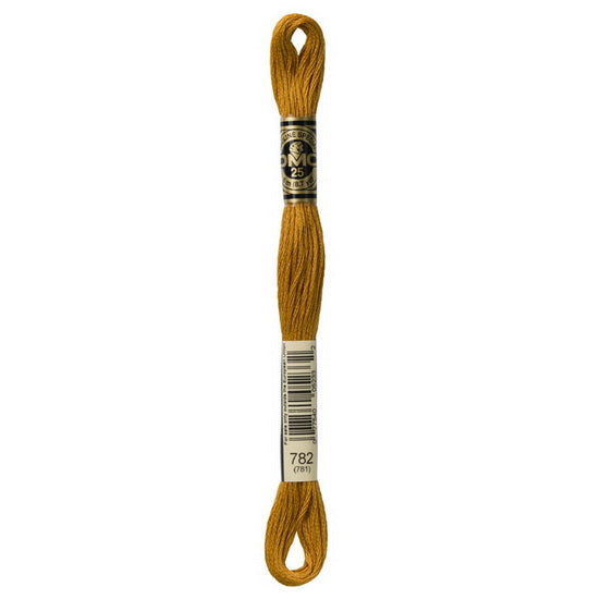 Embroidery floss - dark topaz - 782