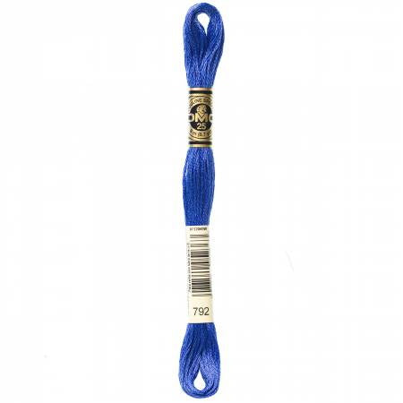 Fil à broder - bleu de chine - 792