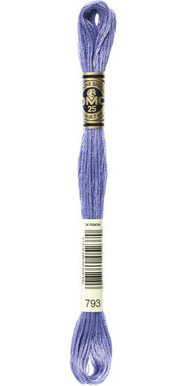 Fil à broder - bleuet - 793