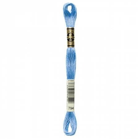 Fil à broder - bleu layette - 794