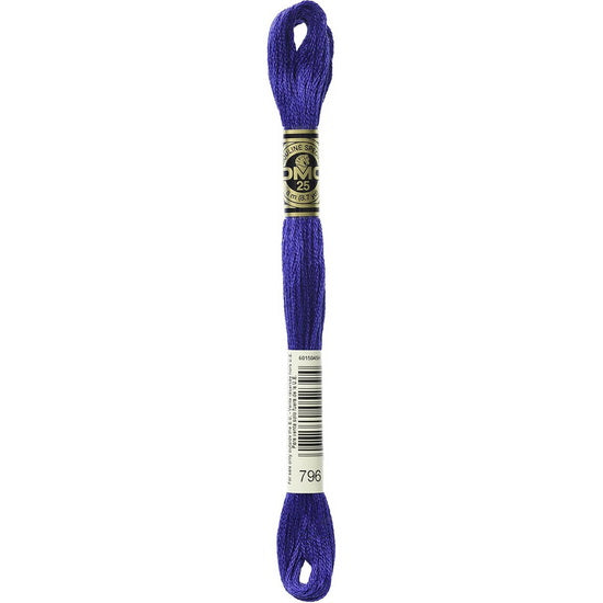 Embroidery floss - dark royal blue - 796