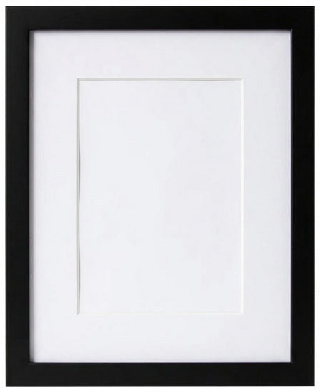 Cadre photo galerie noir 8x10po pp 5x7po