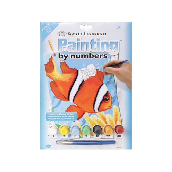 Peinture à numéros junior poisson clown