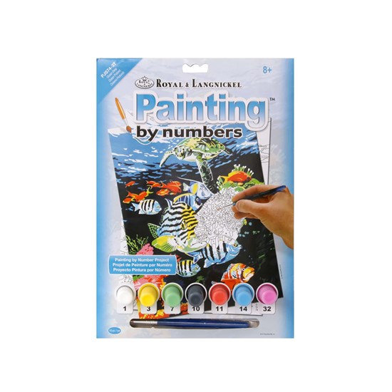 Peinture à numéros junior fond marin