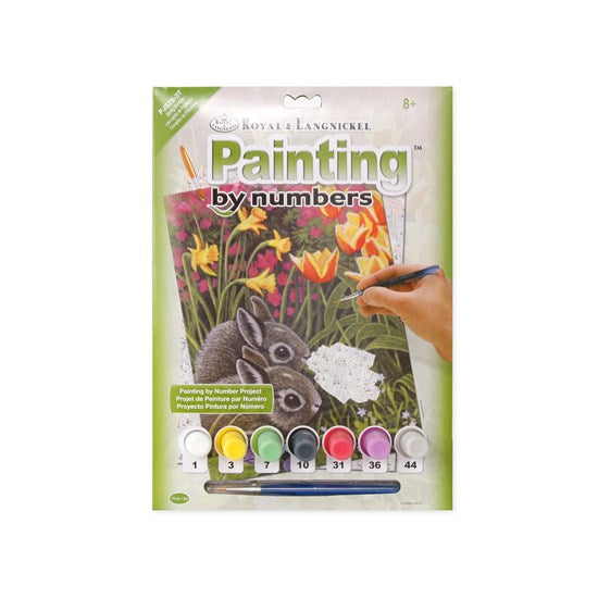Peinture à numéros junior lapins du printemps