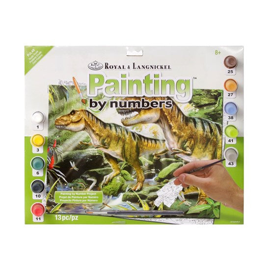 Peinture à numéros junior dinosaures