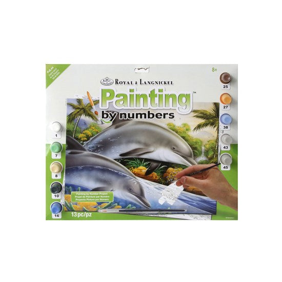 Paint By Numbers Junior Dolphin Island
