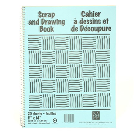 Newsprint Scrap and Drawing Book - 10X14"