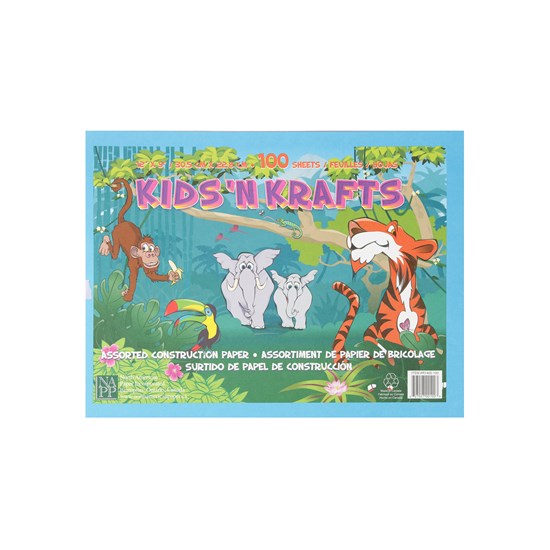 Construction Paper Pad Assorted Colors - 9x12"