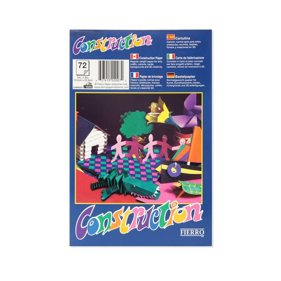 Construction Paper Pad Assorted Colors - 6X9"