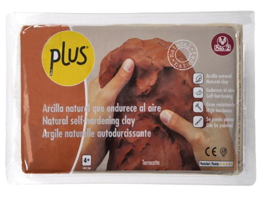 PLUS Self-Hardening Clay - TERRA COTTA - 1 KILOGRAM