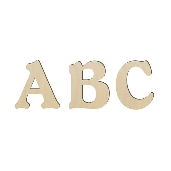 Wooden Letters - 6 Inches - LETTER T