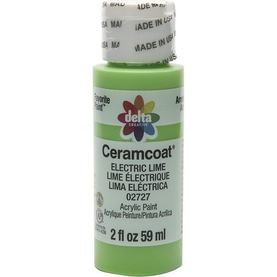 Acrylique ceramcoat lime électrique-60ml