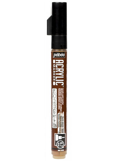 Marqueur acrylique - decomarker - 0.7 mm - sienne brulee