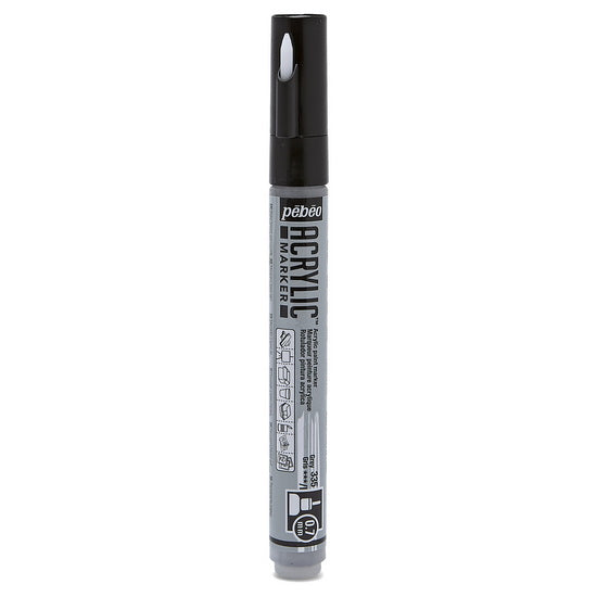 Marqueur acrylique - decomarker - 0.7 mm - gris