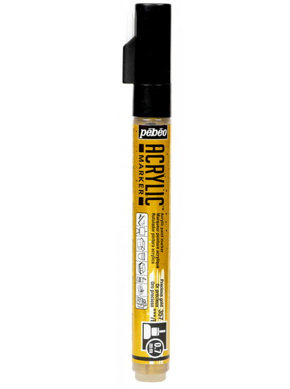 Marqueur acrylique - decomarker - 0.7 mm - or précieux