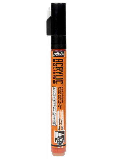 Marqueur acrylique - decomarker - 0.7 mm - orange
