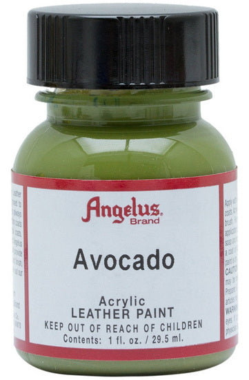 Acrylic Leather Paint		 - AVOCADO OUNCE - 1 OUNCE