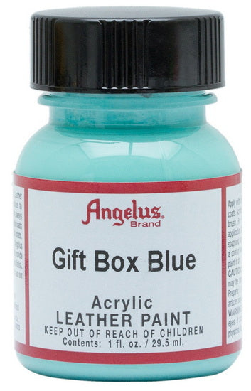 Acrylique pour cuir     - bleu boite cadeau ounce - 1 ounce