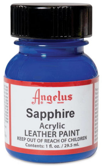 Acrylique pour cuir     - saphire ounce - 1 ounce