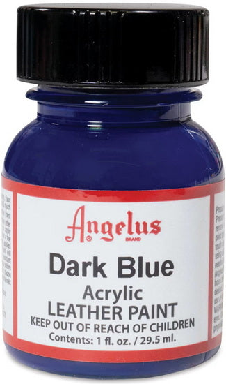 Acrylic Leather Paint		 - DARK BLUE OUNCE - 1 OUNCE