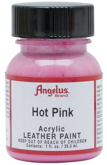 Acrylic Leather Paint		 - HOT PINK OUNCE - 1 OUNCE