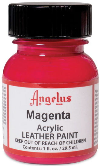 Acrylic Leather Paint		 - MAGENTA OUNCE - 1 OUNCE