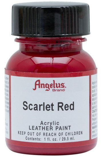 Acrylique pour cuir     - ecarlate ounce - 1 ounce