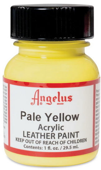 Acrylic Leather Paint		 - PALE YELLOW OUNCE - 1 OUNCE