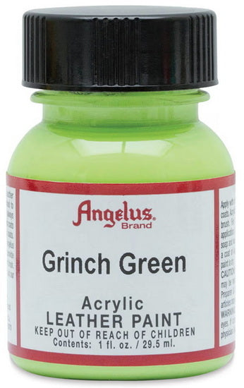 Acrylique pour cuir     - vert grinch ounce - 1 ounce