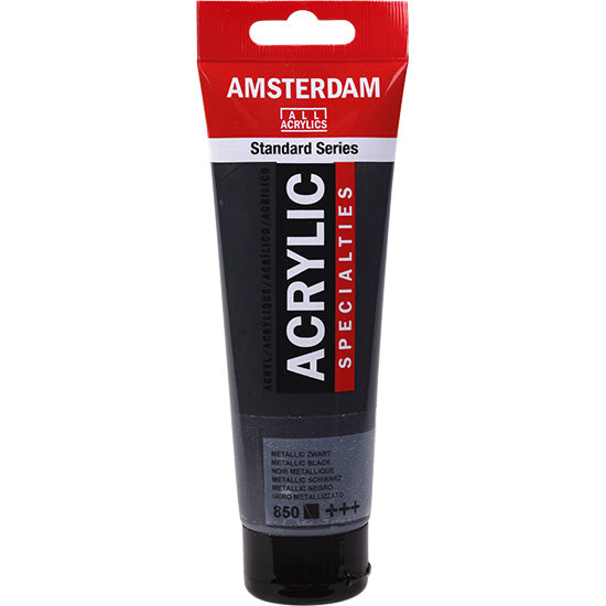 Amsterdam Acrylic Metallic Black - 120ML