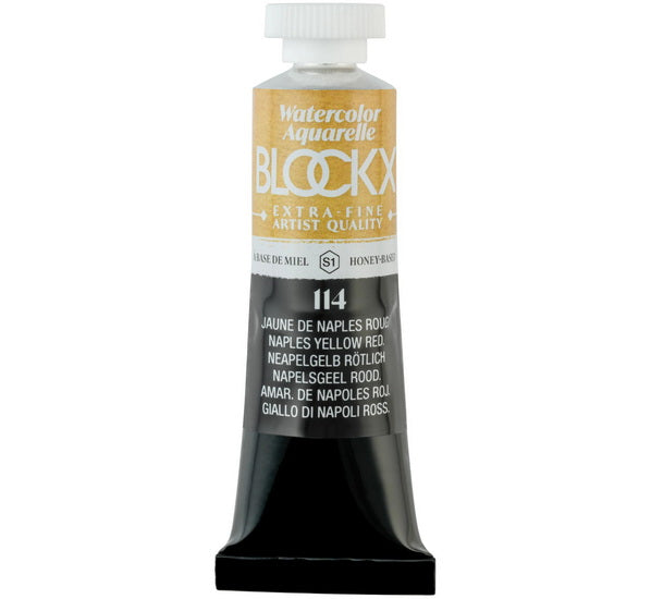 AQUARELLE BLOCKX - 15 ML Jaunes Naples Rougeatre
