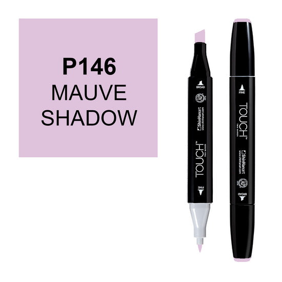 Marqueur touch double pointe ombre mauve