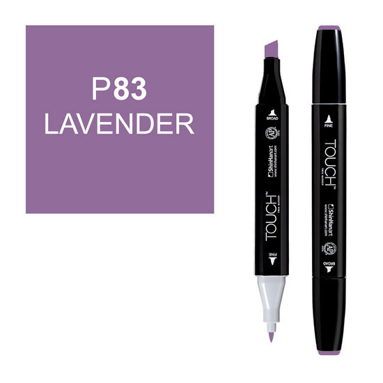 Marqueur touch double pointe lavande