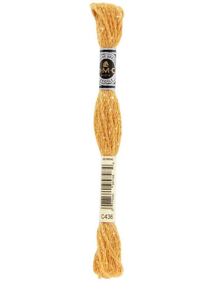 Embroidery floss - glitter - tan