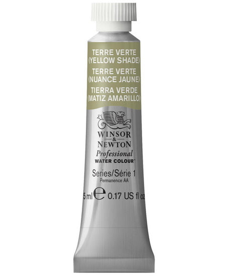 Professional watercolour - 5ml - terre verte yellow shade - s1