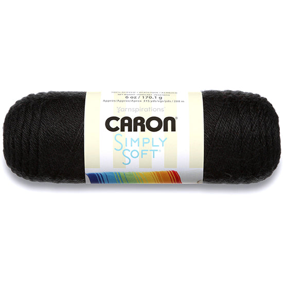 Simply soft yarn #4 - 170gr - black