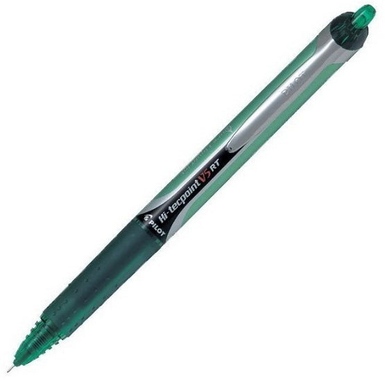 Stylo à bille hi-tecpoint v5 rétractable x-fin vert