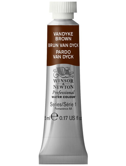 Aquarelle pro - 5ml - brun van dyck - s1
