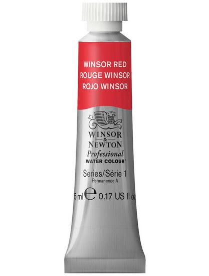 Aquarelle pro - 5ml - rouge winsor - s1