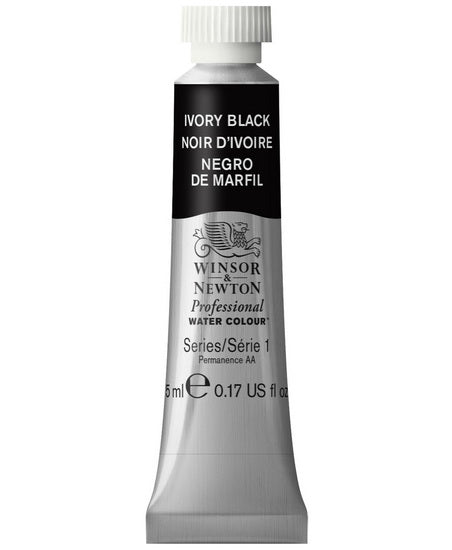 Aquarelle pro - 5ml - noir d'ivoire - s1