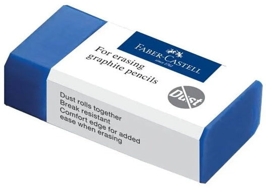 Gomme sans poussière bleue