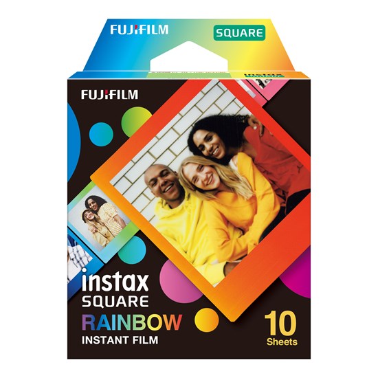 Film instantané instax square - arc-en-ciel