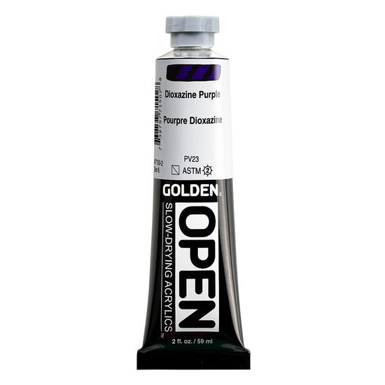Acrylic open - 2 oz  dioxazine purple  s6