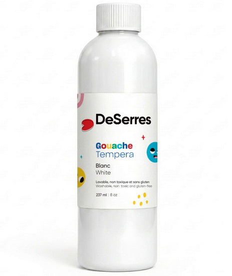 Gouache lavable - 237ml - blanc