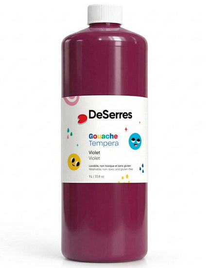 Washable tempera - 1l - purple